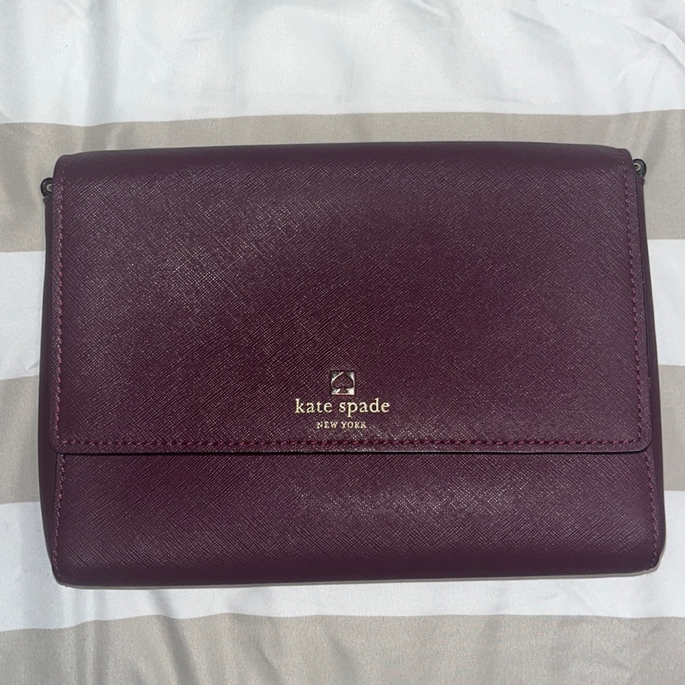Plum purple Kate spade crosssbody bag